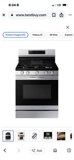 Samsung Stainless Steel Gas Range