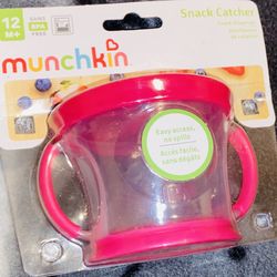 12+ Months Babygirl Munchkin Pink Insulated Snack Catcher
