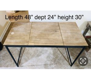 Computer Or Work Desk Antique Finish Very Sturdy