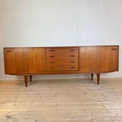 Vintage Mid-Century Modern Danish Style Credenza / Sideboard