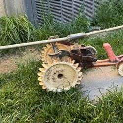 Vintage Metal Tractor Sprinkler 