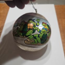 Vintage 1990 Teenage Mutant Ninja Turtles Christmas Ornament 