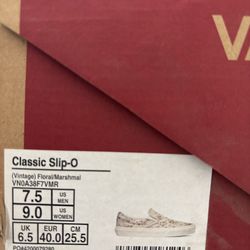 Slip on vans