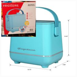 Frigidaire EFMIS310 Portable Mini Fridge Cooler, Blue