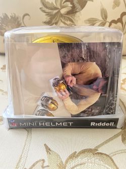 Signed Riddell TJ Watt Steelers Mini Helmet