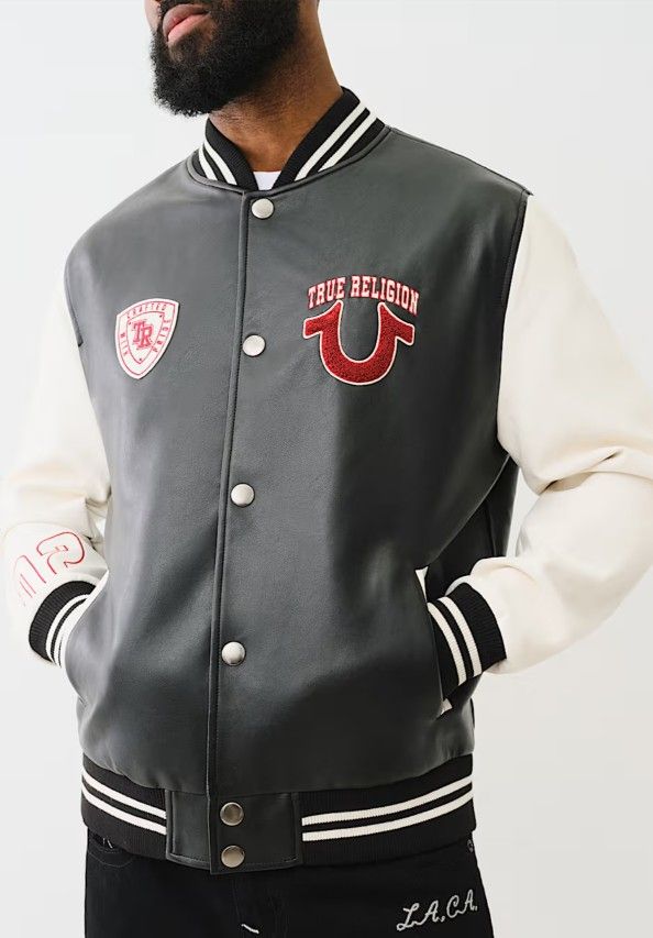 True Religion Varsity Jacket