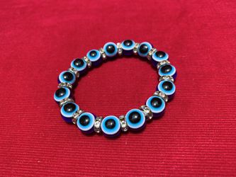 EVIL EYE Lucky Protection Bracelet with Rhinestones