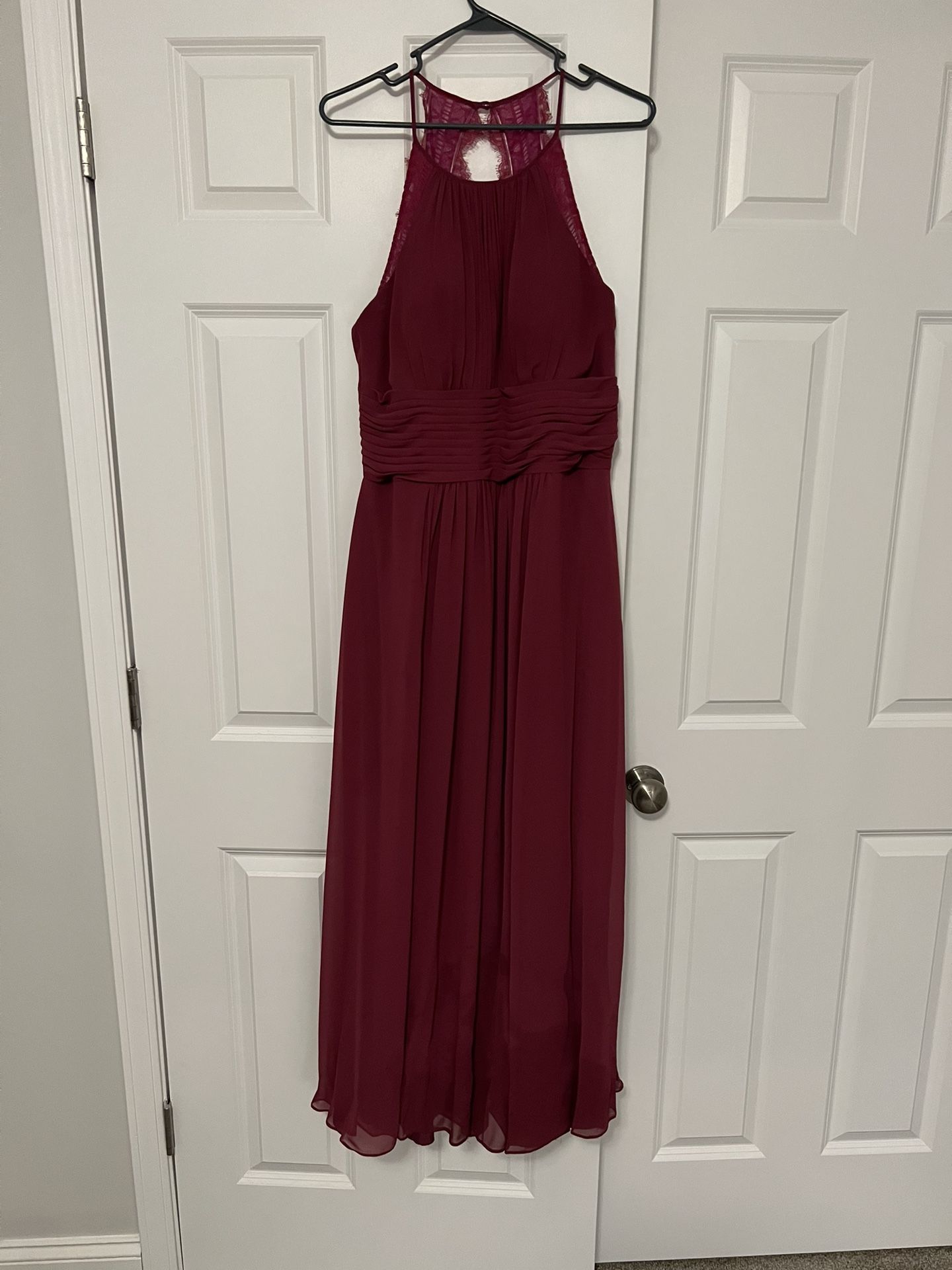 Burgundy Dress