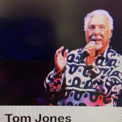 2 Tickets For Tom Jones Hard Rock Live At Seminole  April 27, 2025. 