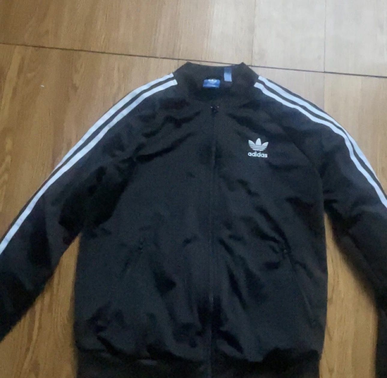 Adidas Originals Black 3-Stripe Track Jacket