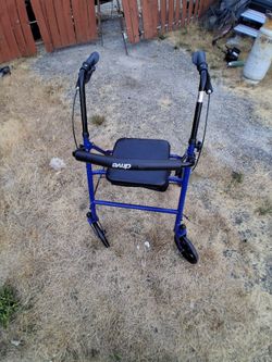 Blue Drive Medical Rollator Walker