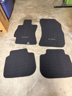 Subaru outback black floor mats