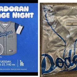 💣2024 Dodgers Salvadoran Heritage Night Jersey XL SGA Authentic 💣 New Sealed
