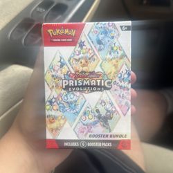 pokemon prismatic evolutions booster bundle