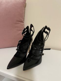 Michael Kors Black Patent Leather Heels