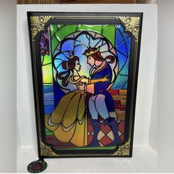 Disney Beauty and the Beast Stained Glass Storybook Journal