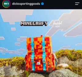 Minecraft x Herschel Little America Cube Backpack LIMITED EDITION