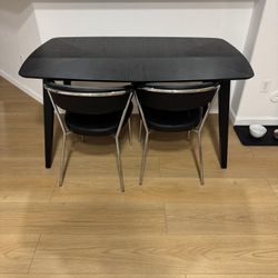 Dining Table and 2 Copenhagen Chairs