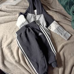 Adidas 18 Months Two Piece Boy Outfit