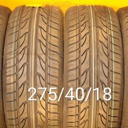 2 New Tires For Sale 275/40/18 We Service Motorcycle Tires