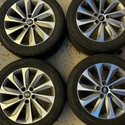 Hyundai Elantra Rims Santa Fe Veloster Kona Accent Tucson Genesis Wheels 