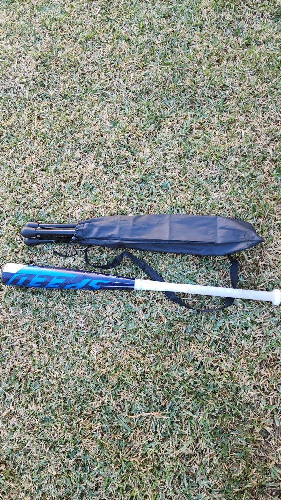Baseball Bat And Tripod Baseball Stand Deal