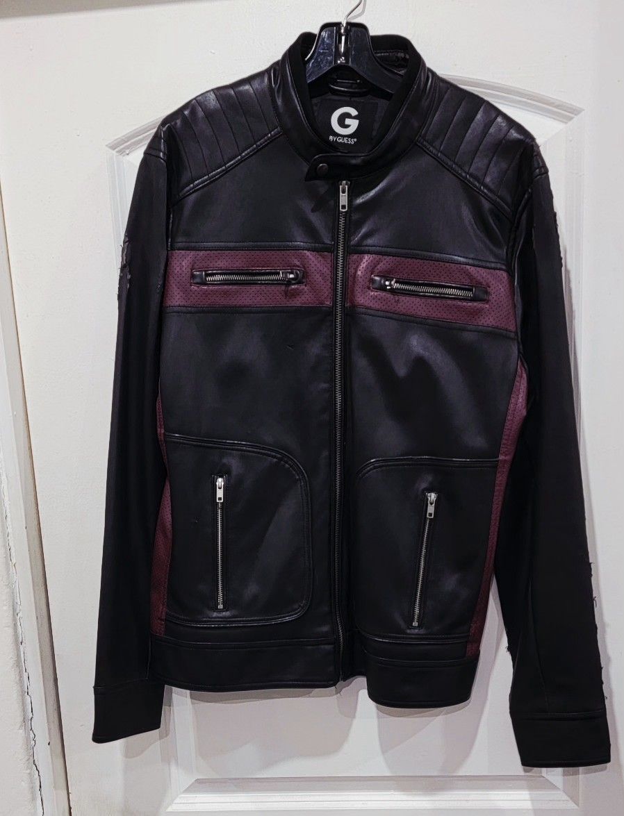 Guess Leather Style Jacket