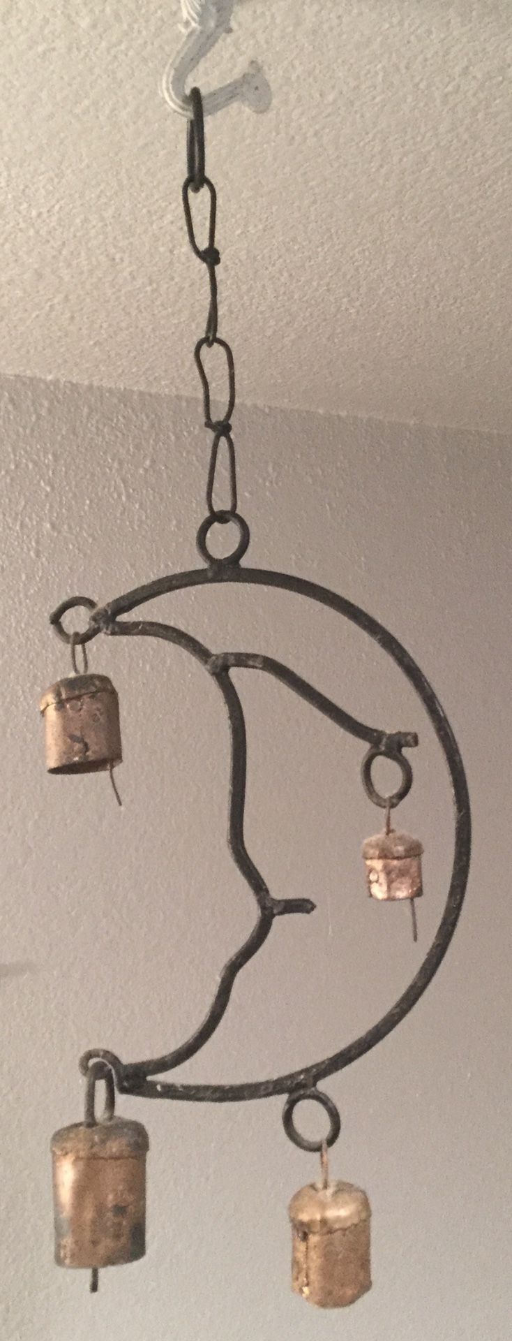 Half moon wind chime