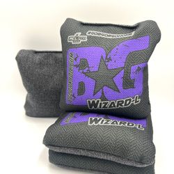 BG Bags Brand New 🔥 Black Herringbone Wizard L