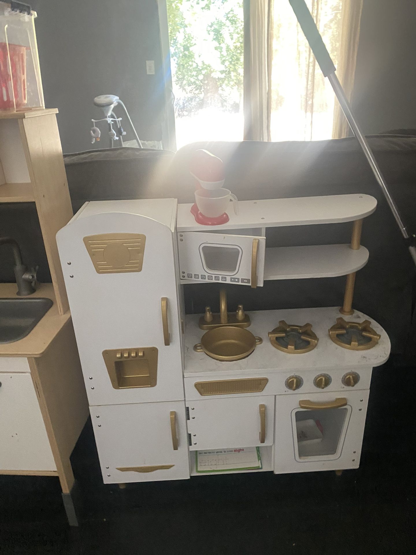 Two Kitchen Play Sets