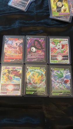 Pokémon TCG Lot of 6 Sleeved Holo Cards