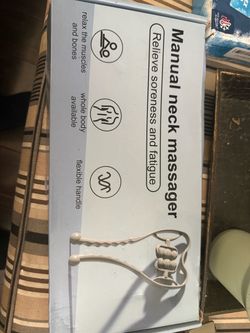 Manual neck massager