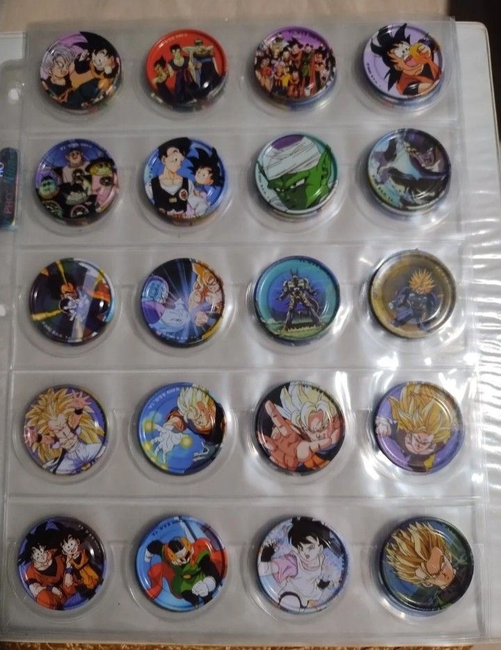 Tazos Metalix Dragon Ball Z - Sabritas Mexico - 2003 Coleccion Completa