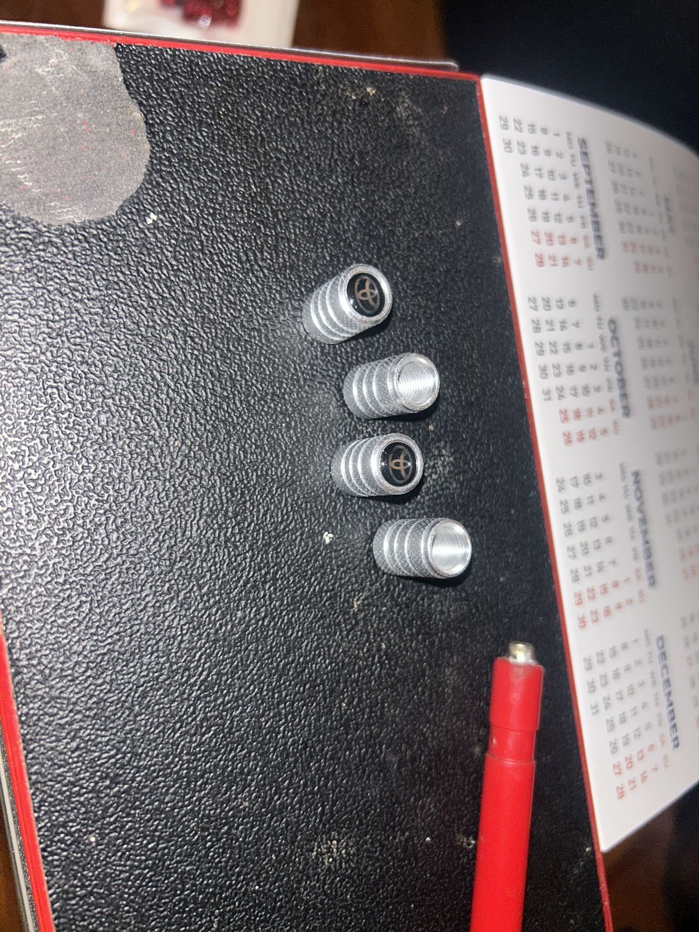 Aluminum Toyota Valve Stem Caps