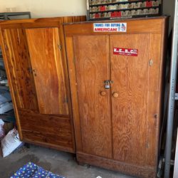 Antique Wooden Cabinets/closet Over 100 Years Old 