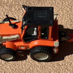 Battat Backhoe Loader construction Vehicle with front Shovel that pivots and movable Rear excavator arm $15 each $28 both 