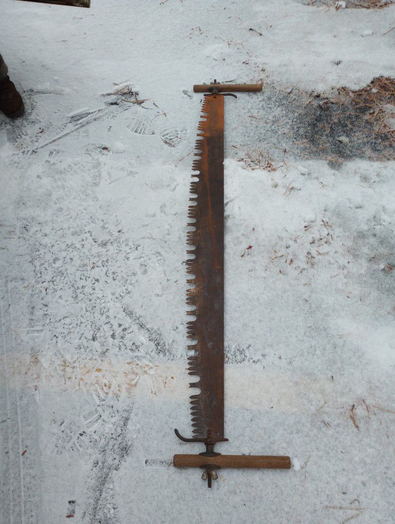 Very Old Two Person Cross Saw