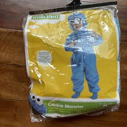 Cookie Monster Halloween Costume Size 3-4T