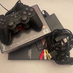 Sony Playstation 2 Slim Gaming System Bundle (5 Games)