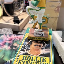 New In Box Rollie Fingers #34 Oakland Athletics A's Limited Edition Bobblehead