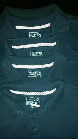 Girl's Polo Uniform Shirts XXL 18/20