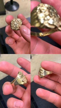 Gold Nugget Ring