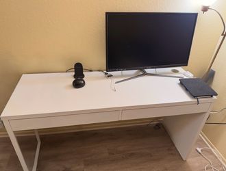 IKEA study desk / work table with storage drawers