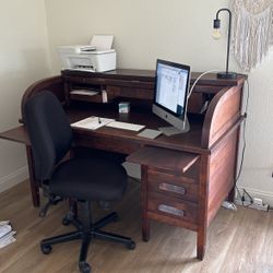 GORGEOUS ANTIQUE ROLLTOP DESK