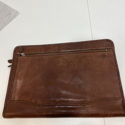 Ghurka Portfolio Bag No 170 AB 41 Webster Leather Chestnut Brown
