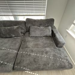 Comfortable Grey Couch 