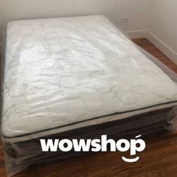 Queen Size Pilowtop Brand New ⭐ With Box Spring Free