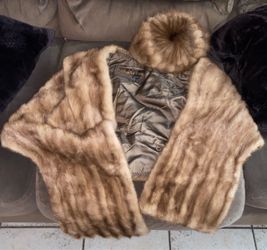 Fur Coat and Hat