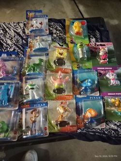 Disney Pixar & Nickelodeon Mini Figures Lot