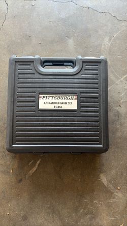 Pittsburgh ac manifold gauge set w/o quick couplers r134-a